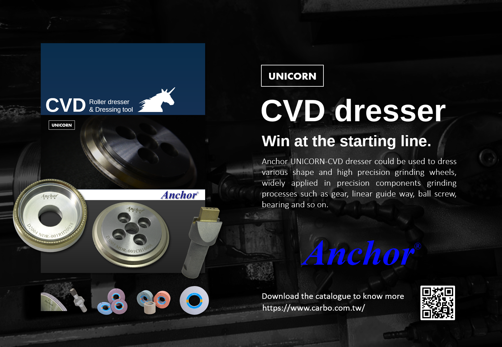 让我们赢在起跑点上~UNICORN系列 CVD 修整工具